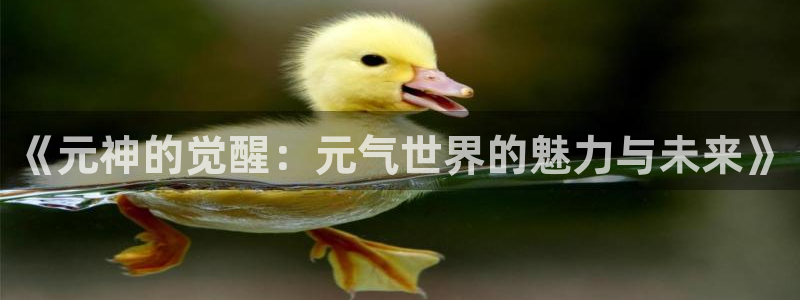 杜邦娱乐咨询：《元神的觉醒：元气世界的魅力与未来》